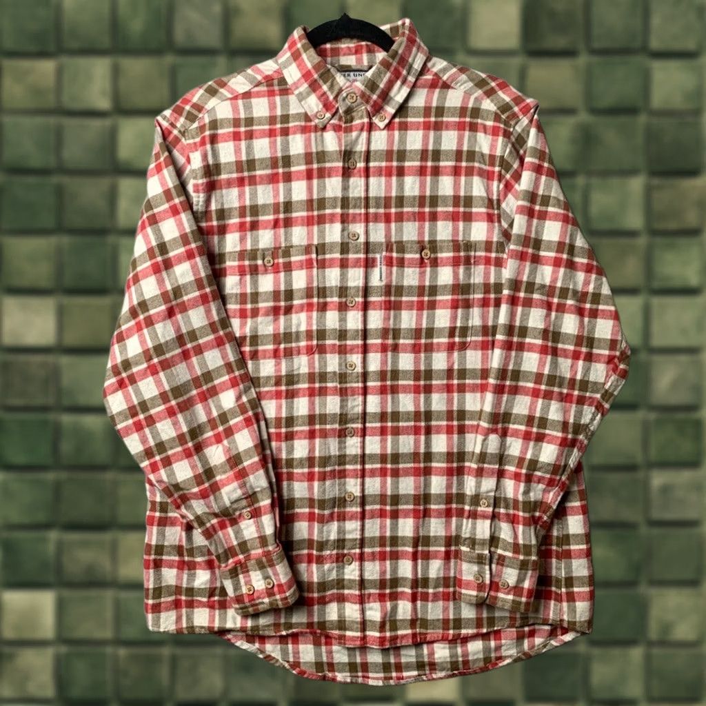 Undercover Over Under Men Large Long Sleeve Plaid Button Down Shirt Blue Size US L / EU 52-54 / 3 - 1 Thumbnail
