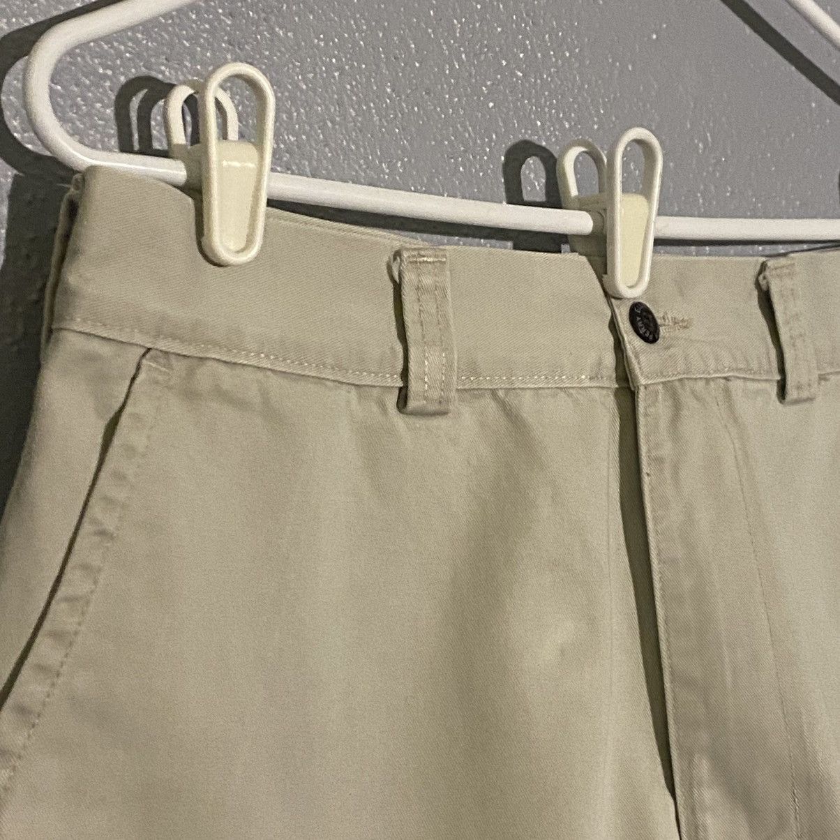 Perry Ellis × Vintage Vintage Perry Ellis Light Tan Chino Shorts Men’s Size 34/L Size US 34 / EU 50 - 3 Thumbnail