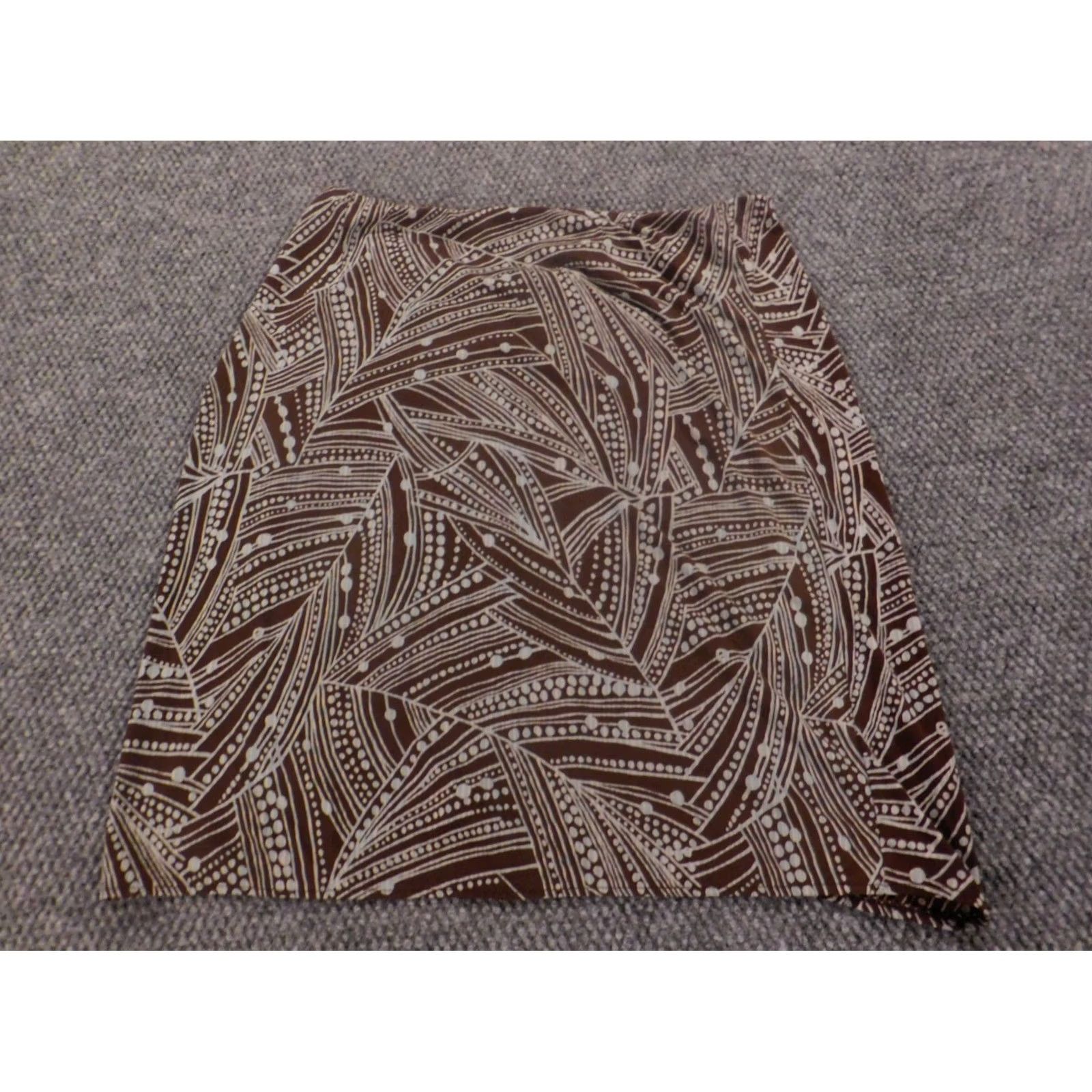 Old Navy Old Navy Womens Blouse L Brown Round Neck Pullover Long Sleeve Stretch Casual Regular Size L / US 10 / IT 46 - 7 Thumbnail