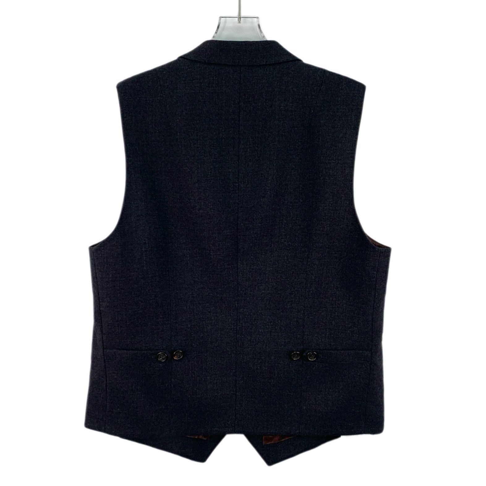 Brunello Cucinelli Brunello Cucinelli Wool Suit Vest Black (XL) Size US XL / EU 56 / 4 - 2 Thumbnail