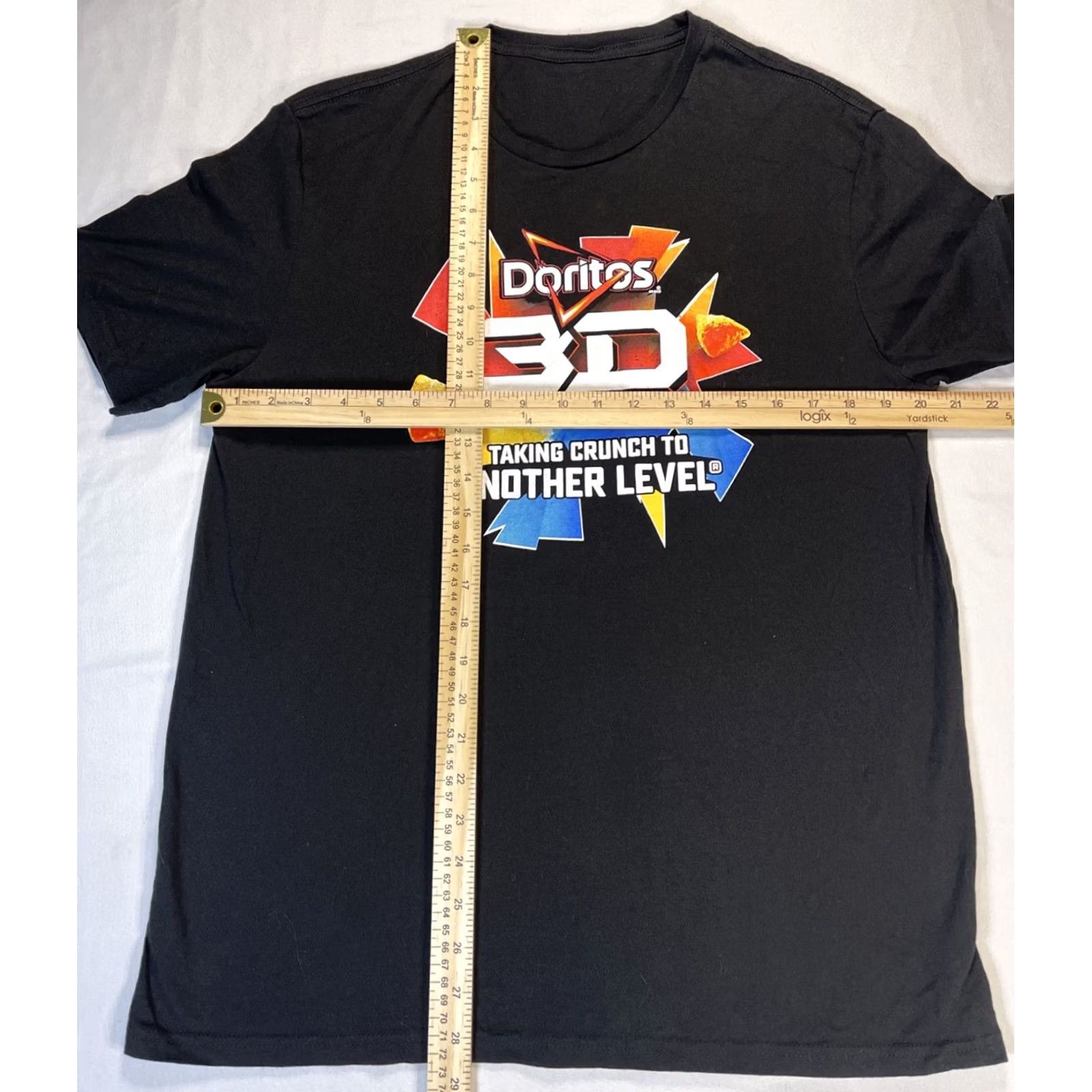 Vintage VINTAGE Doritos 3D Crunch No Size Tag Large? Black Graphic T-Shirt Size US L / EU 52-54 / 3 - 2 Thumbnail