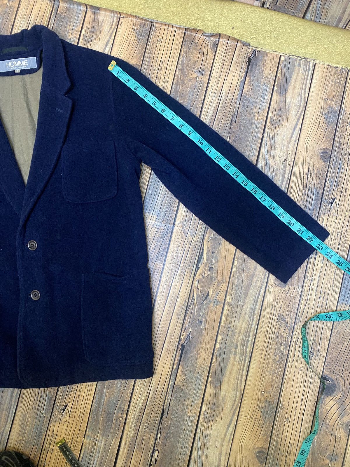 Comme des Garcons Homme × Comme des Garcons Homme Plus × Vintage Vintage comme des garcons woll single breasted jacket Size US S / EU 44-46 / 1 - 11 Thumbnail