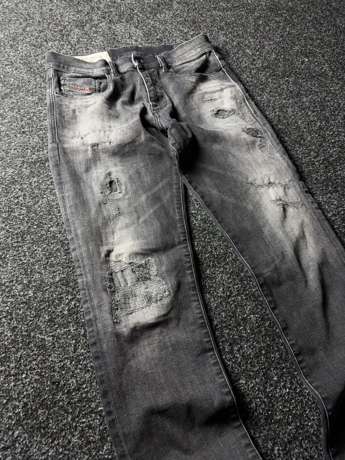 Diesel Luxury Diesel Distressed D-STRUKT Slim Denim pants jeans Size US 30 / EU 46 - 5 Thumbnail