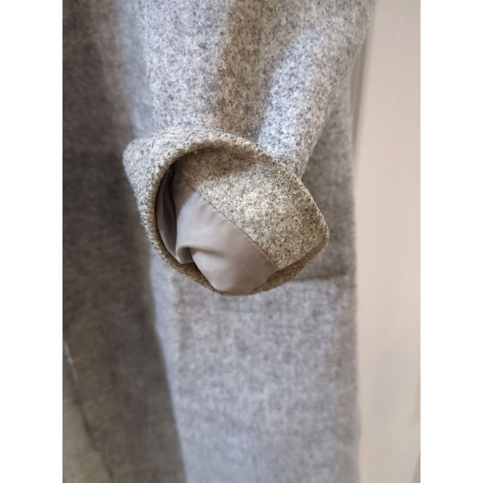 Primark Primark Women's Coat Gray Open Front Overcoat 8 Regular Pockets Winter Polyester Lining Solid Size M / US 6-8 / IT 42-44 - 4 Thumbnail