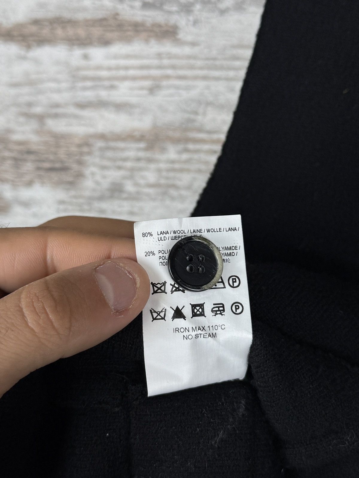 Barena × Vintage Mens Vintage Barena Vest luxury black wool Lana jacket Size US XL / EU 56 / 4 - 8 Thumbnail