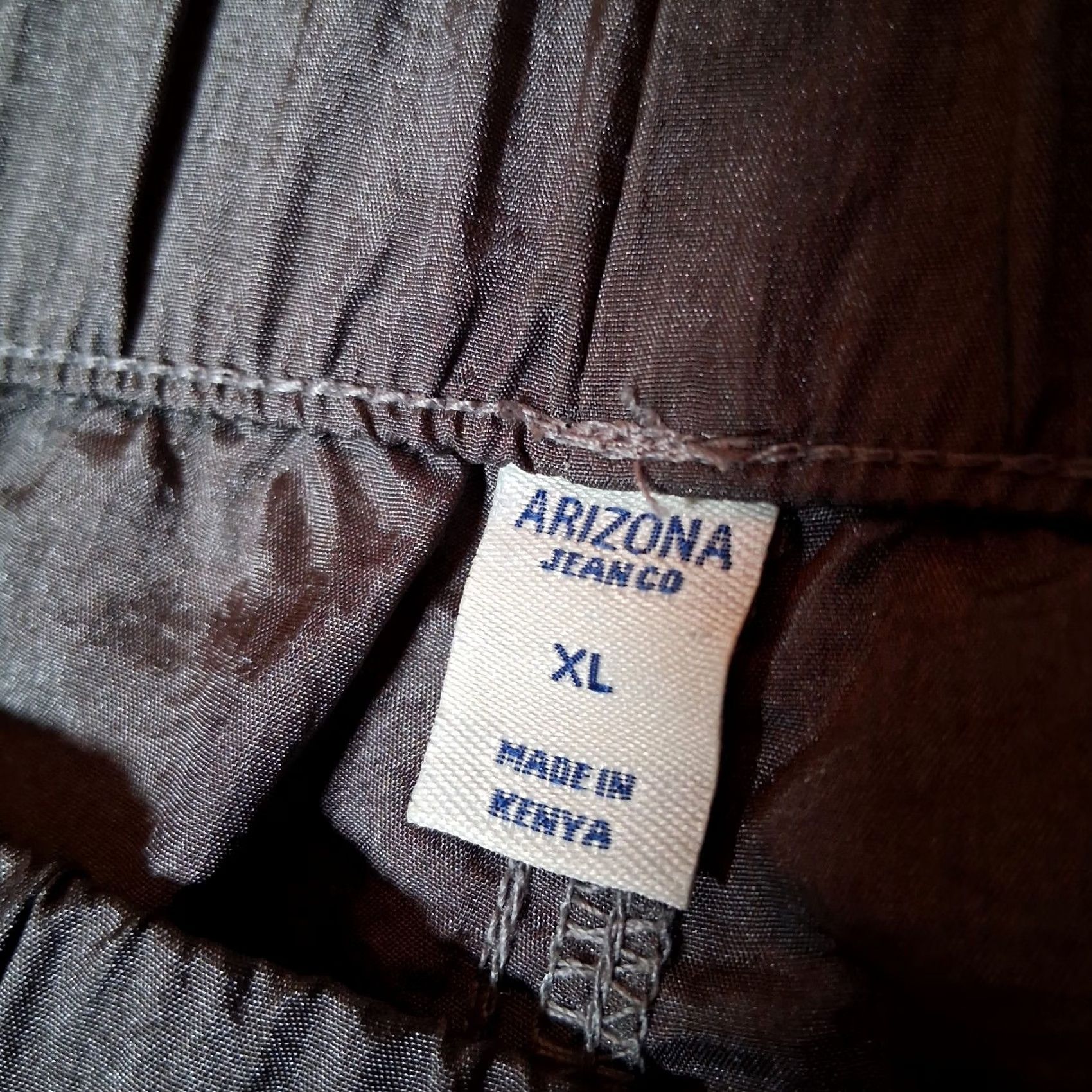 Vintage VINTAGE Arizona Jeans Parachute Pants Women XL Gray Nylon Baggy Wide-Leg Size 40" / US 18 - 7 Thumbnail