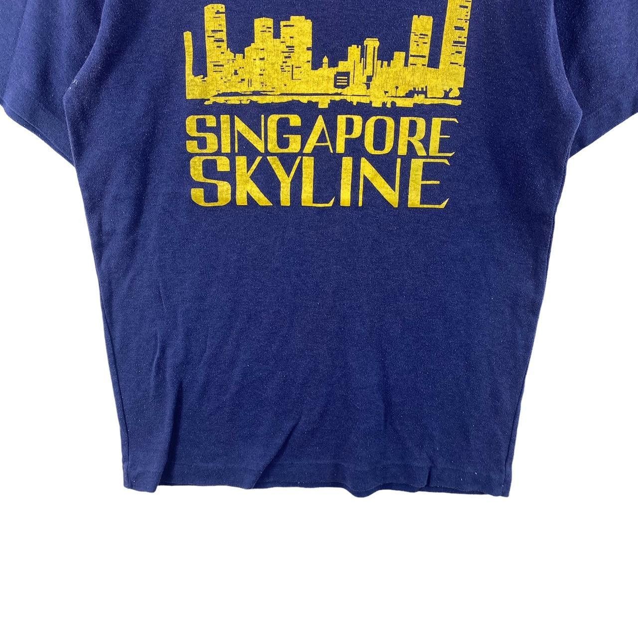 Vintage Vintage 80’ SINGAPORE SKYLINE Hand Panting Tee Shirt Top Size US M / EU 48-50 / 2 - 4 Thumbnail