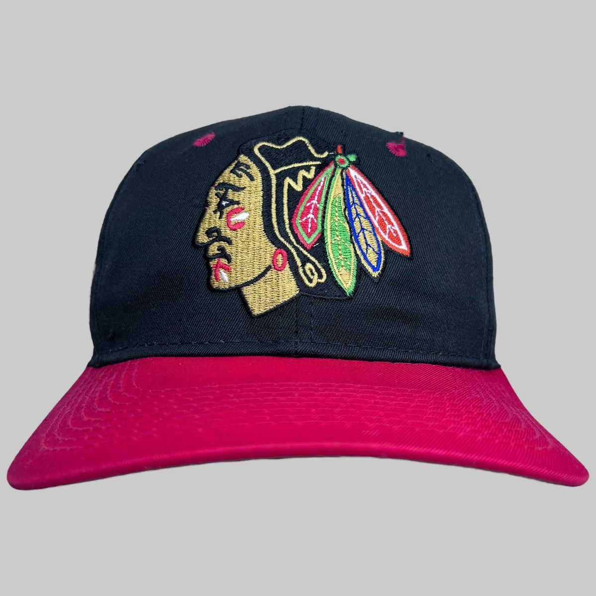NHL × Sports Specialties × Vintage 90s NHL Chicago Blackhawks Back Script Sports Specialties Size ONE SIZE - 1 Thumbnail