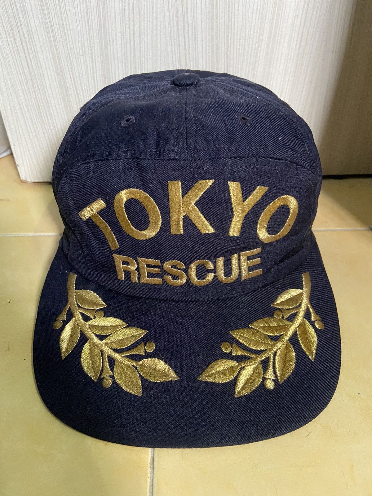 Japanese Brand VINTAGE TOKYO RESCUE 7 PANEL ZIP RAIL HAT CAP | Grailed