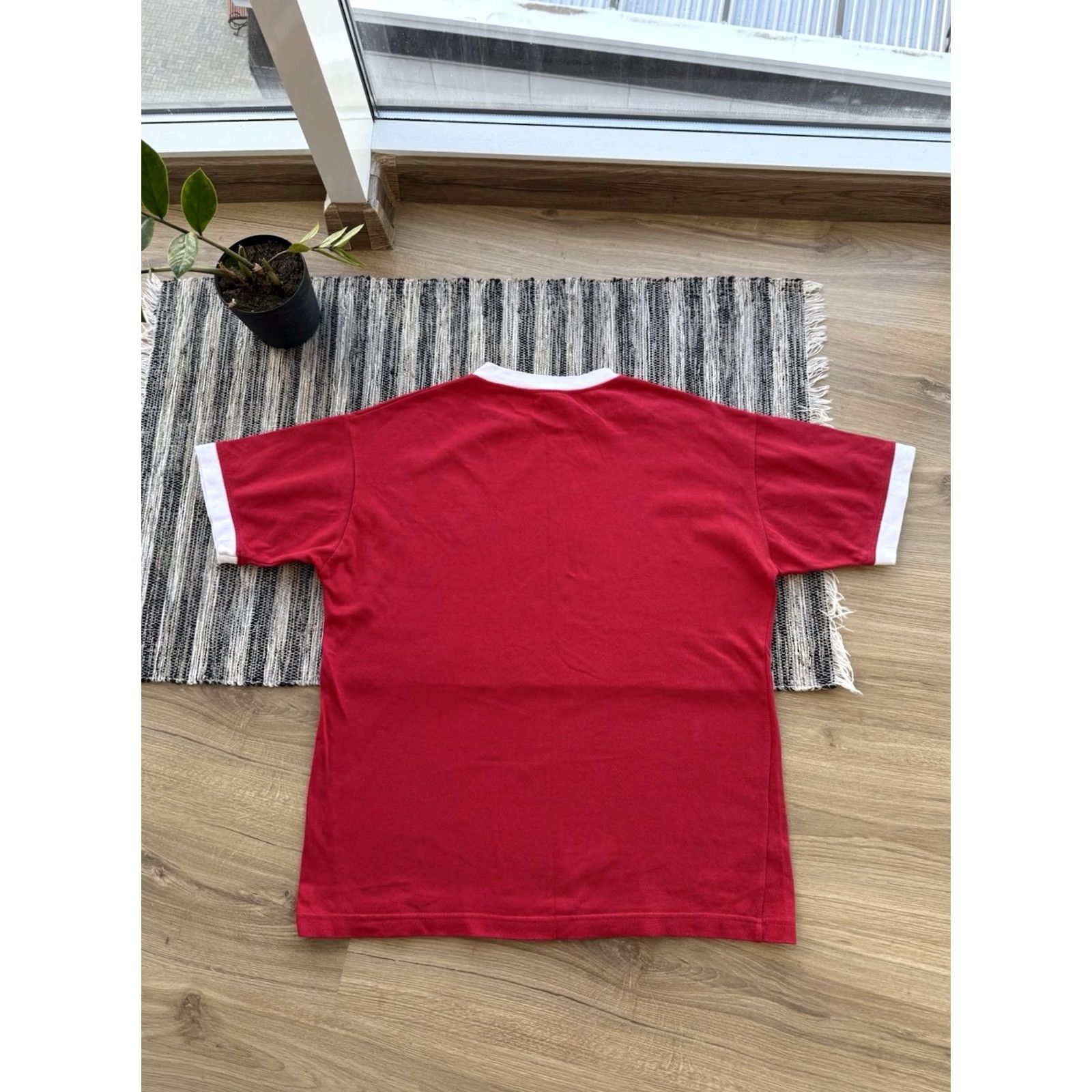 Vintage LIVERPOOL VINTAGE 80s COTTON FOOTBALL T-SHIRT SOOCER JERSEY RED MANCHESTER? Size US M / EU 48-50 / 2 - 7 Thumbnail