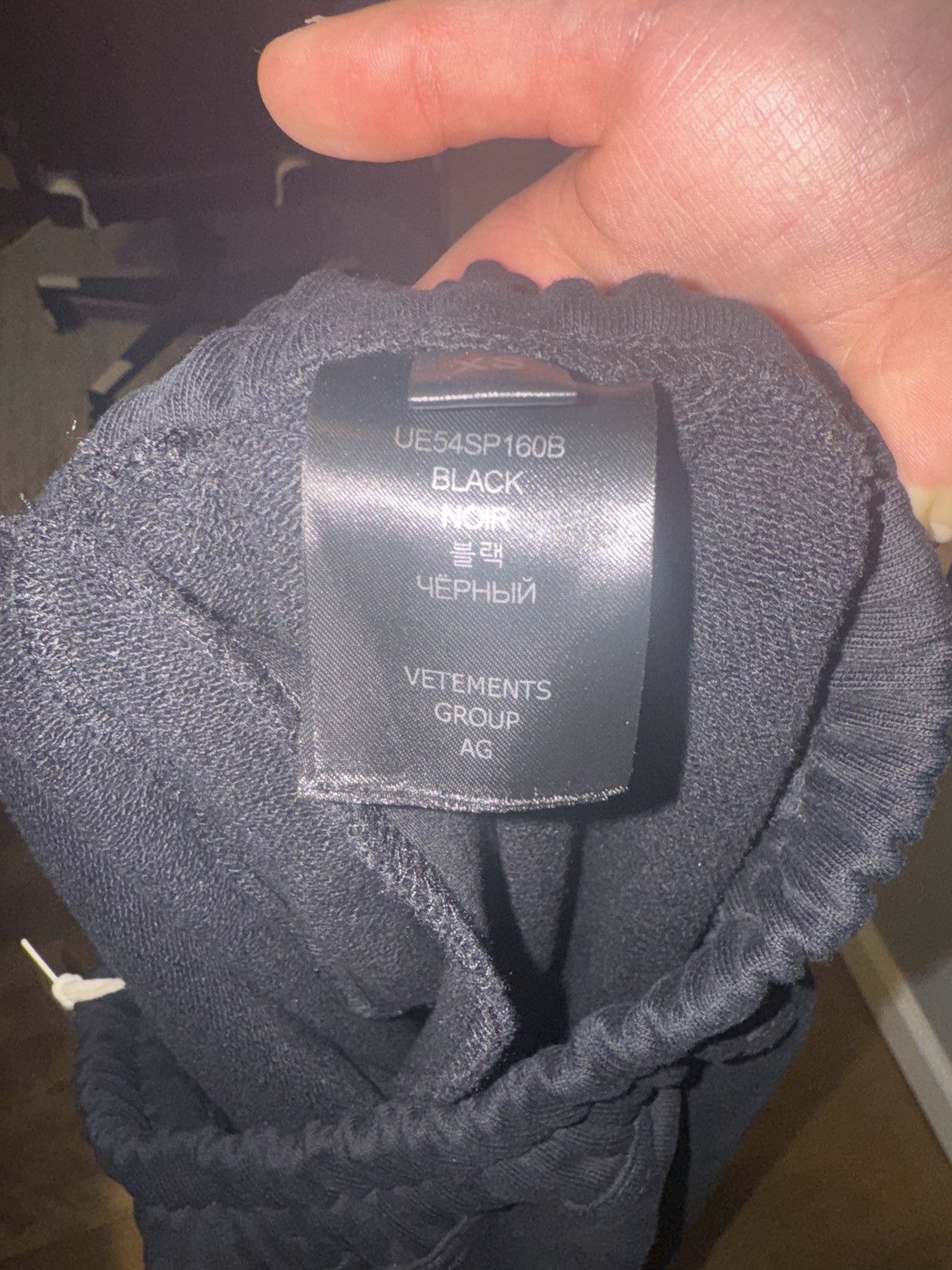 Vetements Vetements Sweatpants Black XS Sticky Note Size US 30 / EU 46 - 7 Thumbnail