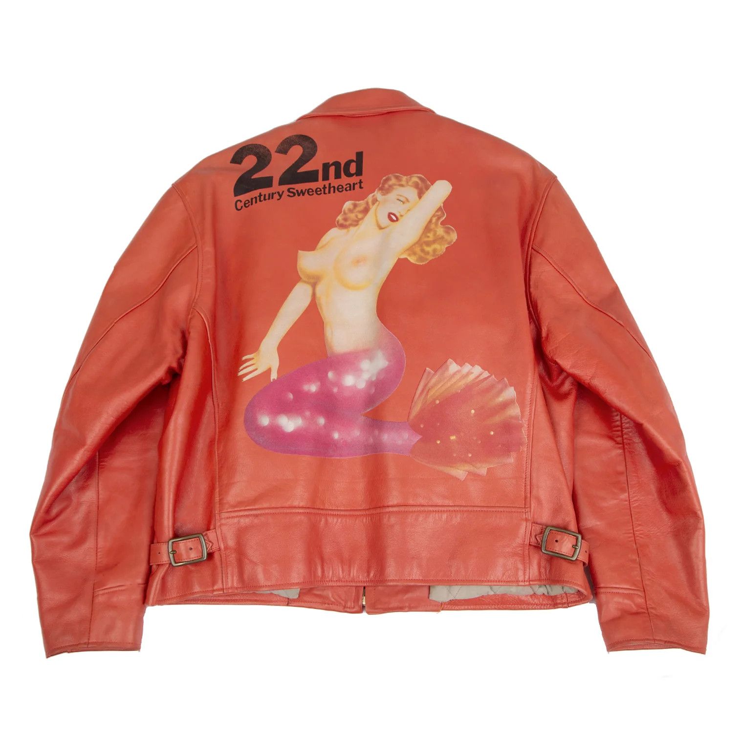 Yohji Yamamoto Yohji Yamamoto Mermaid Print Leather Jacket Size US M / EU 48-50 / 2 - 1 Thumbnail