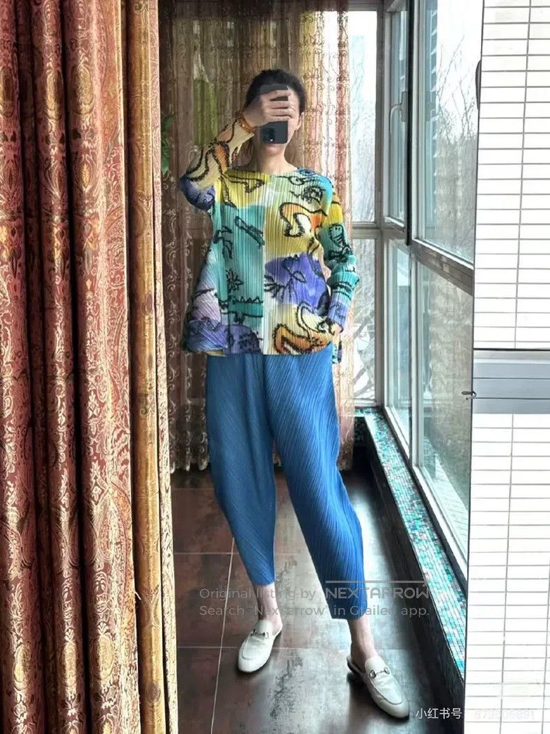 Issey Miyake Issey Miyake Graffiti Top Size L / US 10 / IT 46 - 1 Thumbnail