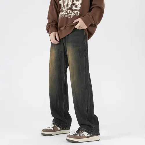 Japanese Brand Momoko x Nanae Black High Street Vintage Loose Fit Jeans Size US 31 - 5 Thumbnail