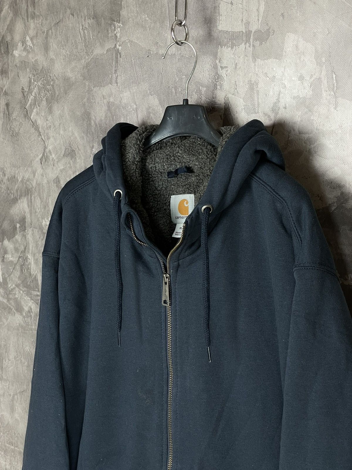 Carhartt Vintage Y2K Essential Carhartt Boxy Zip Up Hoodie Fur Skater Size US XL / EU 56 / 4 - 7 Thumbnail