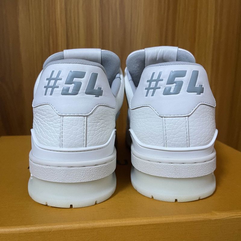 Louis Vuitton Louis Vuitton White Leather Trainer Sneakers for All -2508 Size US 8 / EU 41 - 3 Thumbnail