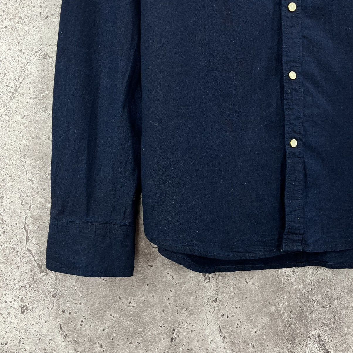G-Star G-Star Raw Shirt Long Sleeve Button Snaps Navy Size L Size US L / EU 52-54 / 3 - 6 Thumbnail