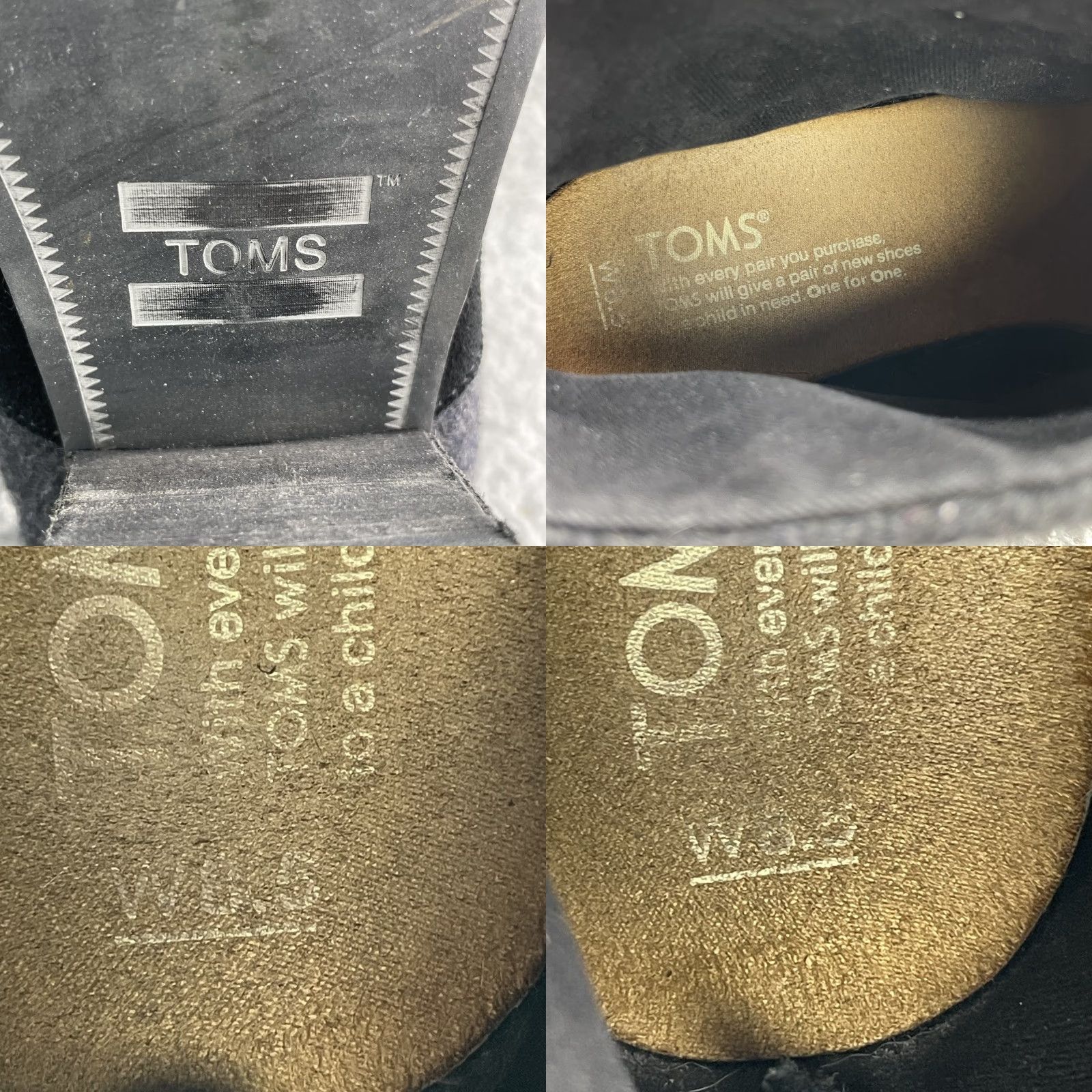 Toms Toms Boots Women 8.5 Suede Leather Black Bootie Chic Classic 90's Corpcore Leila Size US 9 / IT 39 - 8 Thumbnail