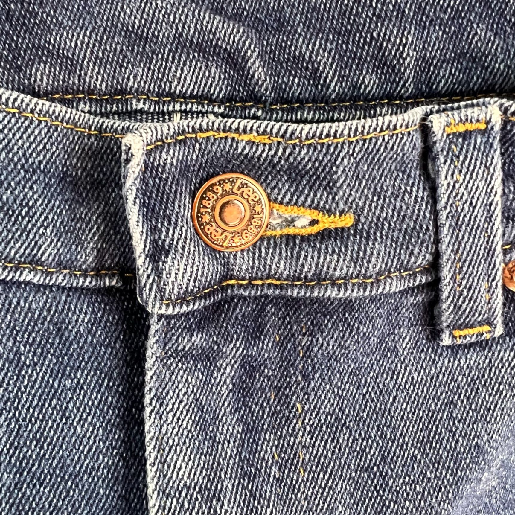 Lee VINTAGE Lee Jeans 36x29 Blue Straight Leg High Rise Relaxed USA Mens Size US 36 / EU 52 - 5 Thumbnail