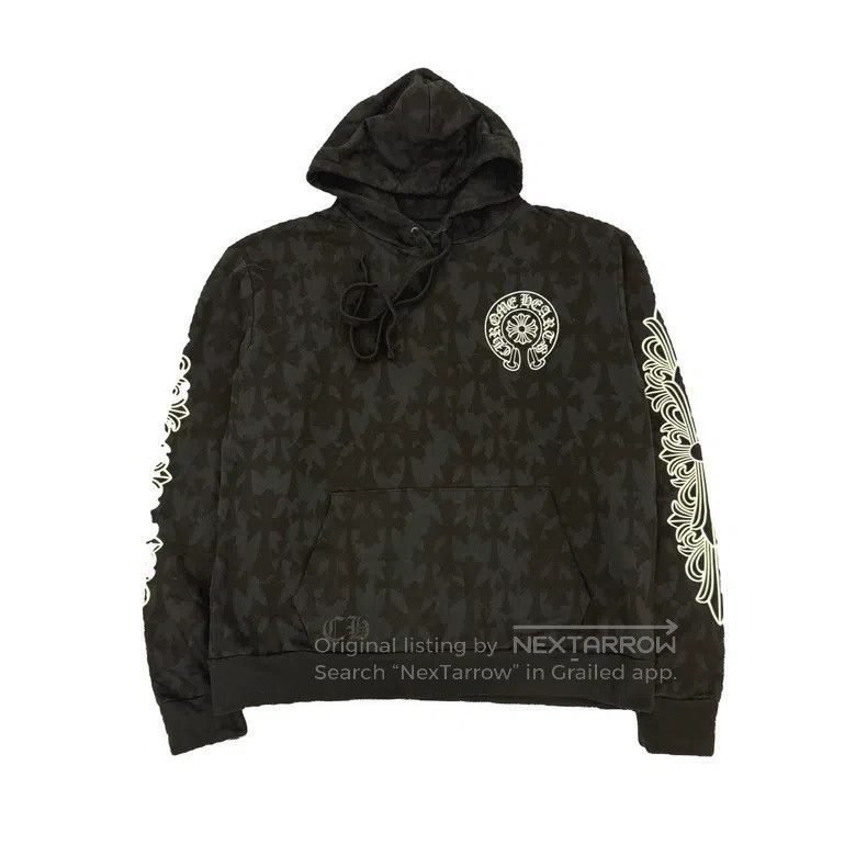 Chrome Hearts CHROME HEARTS Size S Black dark cross hoodie Size US S / EU 44-46 / 1 - 1 Thumbnail