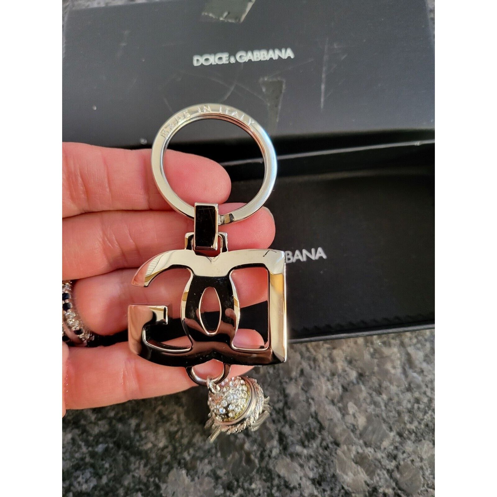 Dolce & Gabbana Dolce Gabbana Silver Keychain New With Flaws See Pictures Size ONE SIZE - 4 Thumbnail