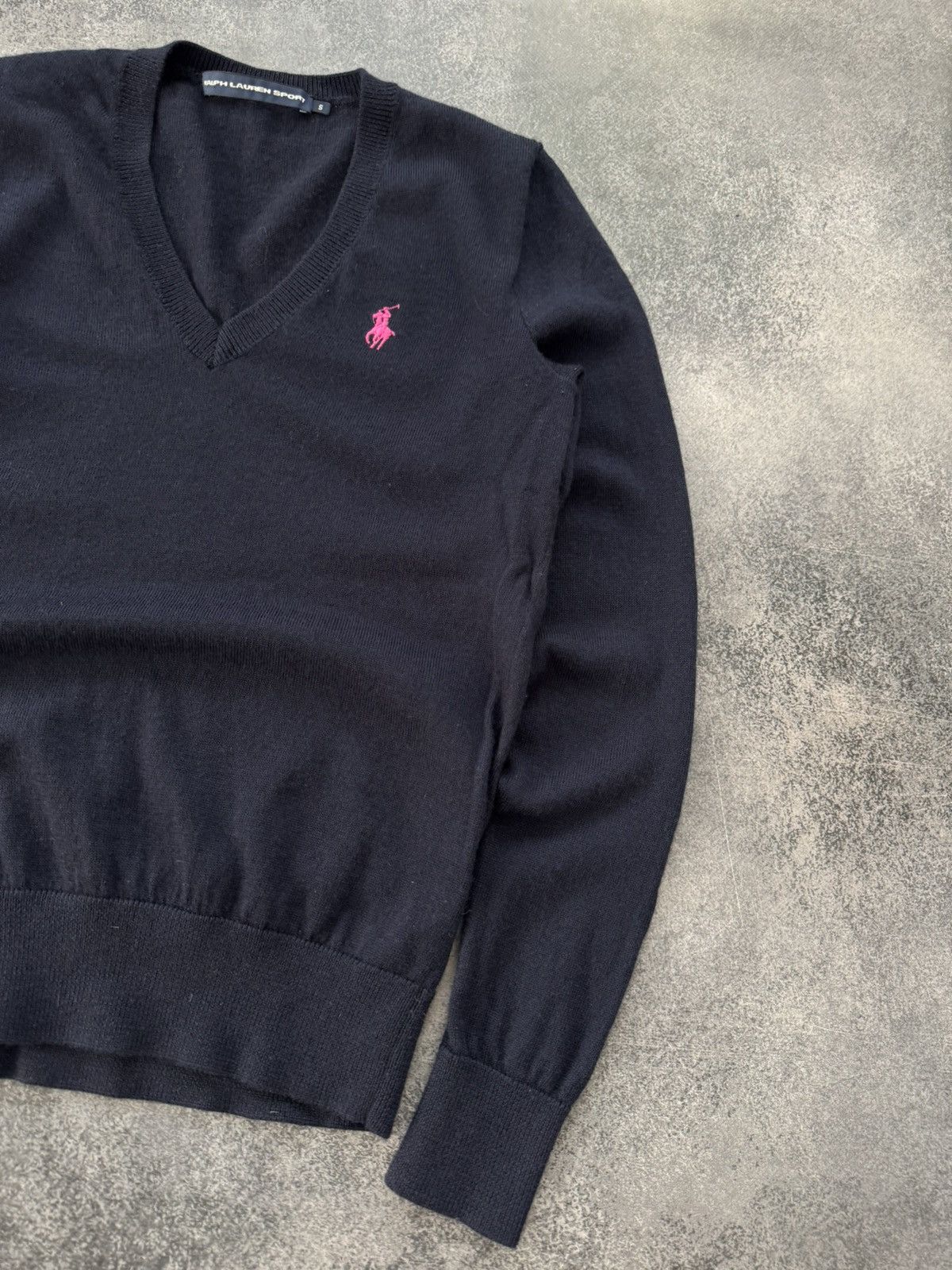 Polo Ralph Lauren VTG Polo Ralph Lauren Sport sweater navy Size S / US 4 / IT 40 - 3 Thumbnail