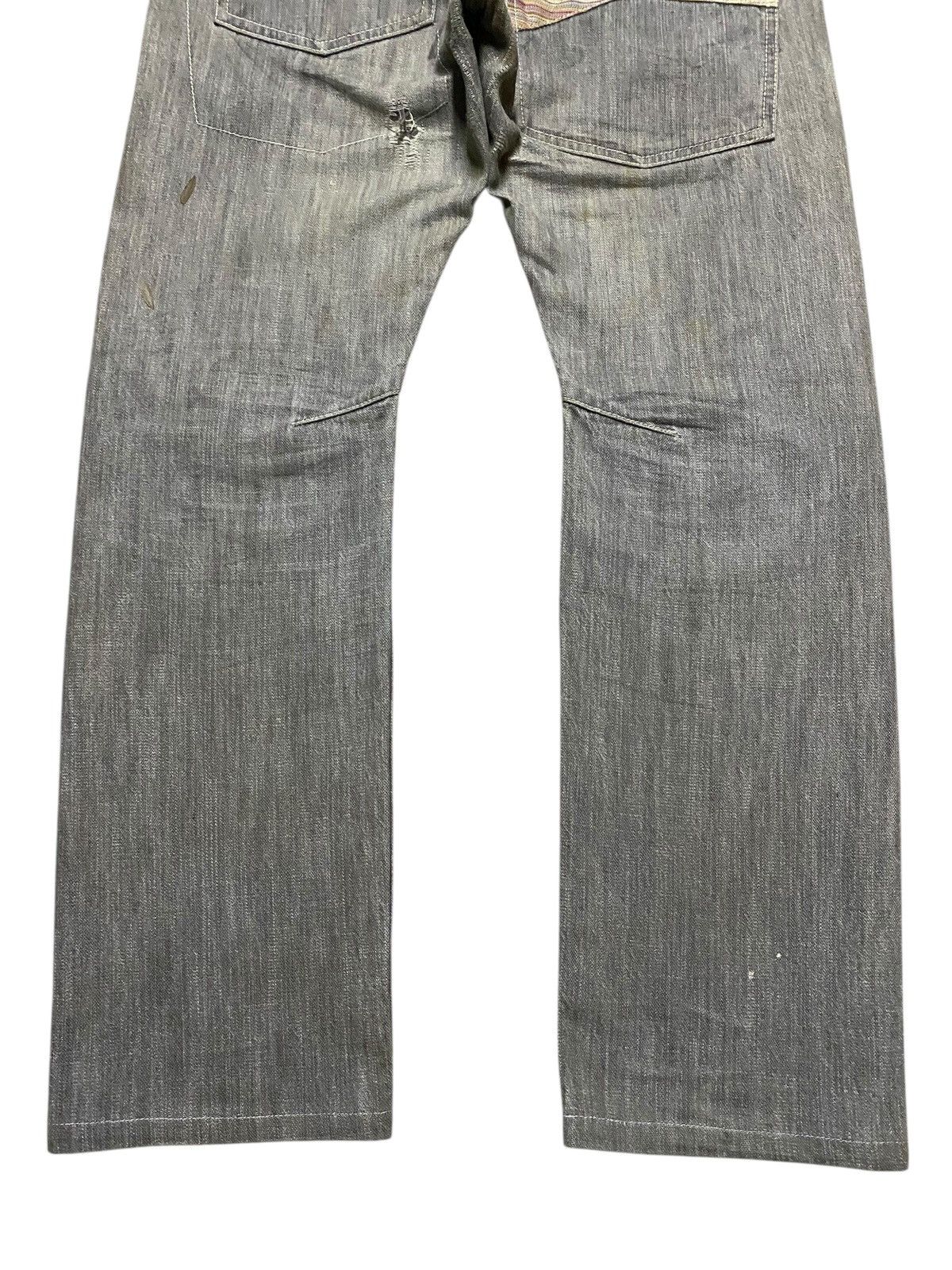 Le Grande Bleu (L.G.B.) Vintage Japanese Brand Wild Khakis Grunge Distressed Jeans Size US 32 / EU 48 - 6 Thumbnail
