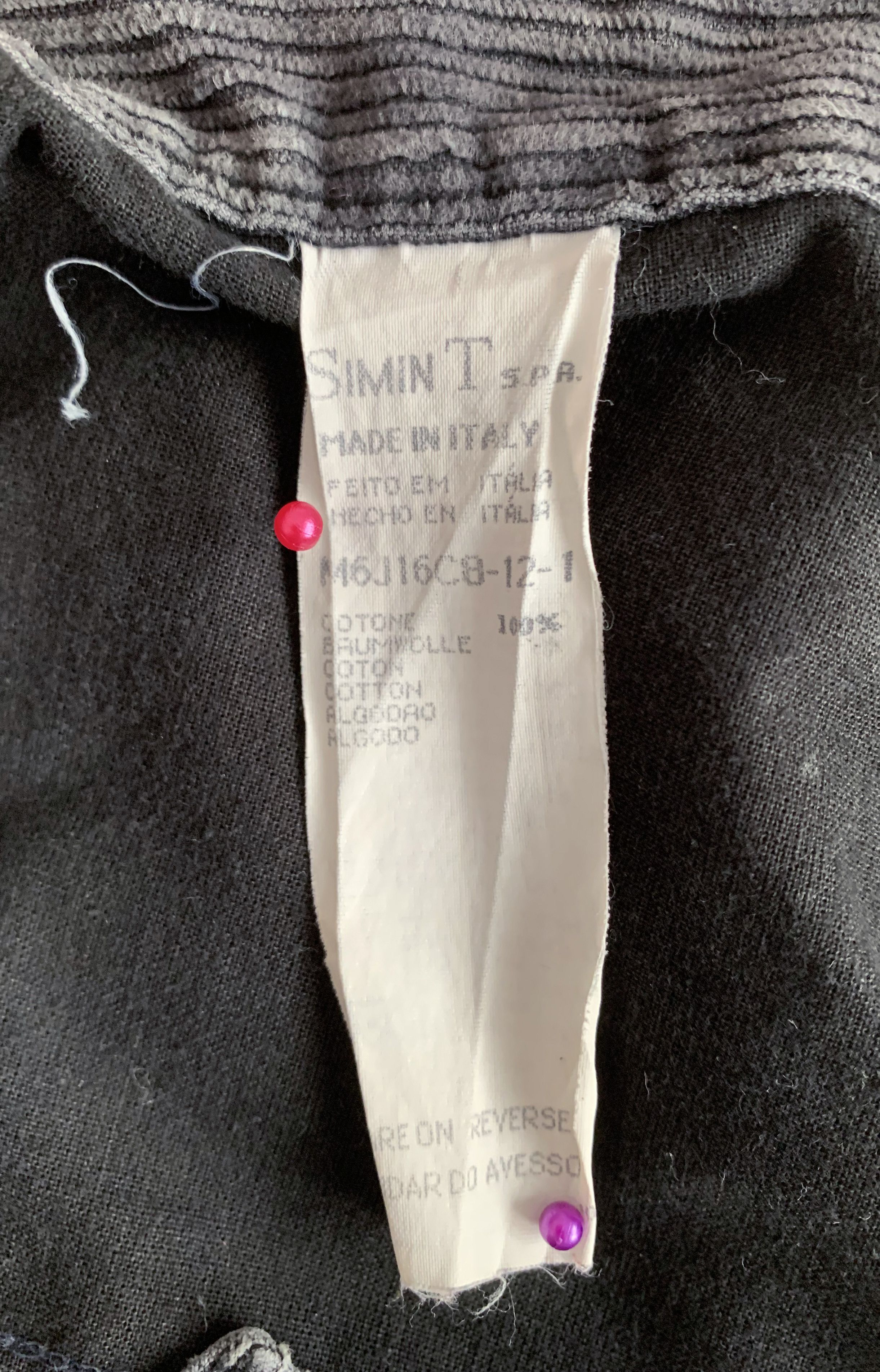 Emporio Armani Vintage 80s 90s ARMANI JEANS Corduroy Pants Faded Trousers Size US 34 / EU 50 - 8 Thumbnail