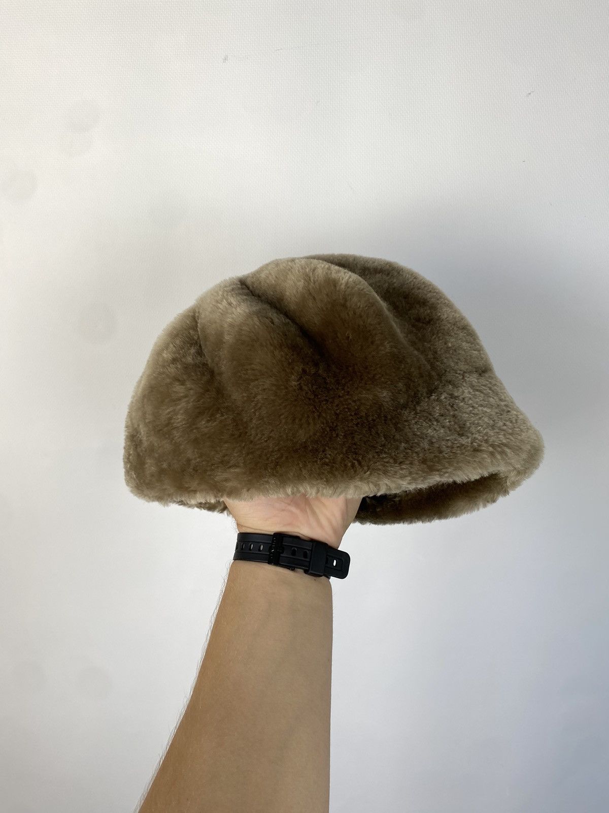 Japanese Brand × Vintage Fur Babushka Style fuzzy Hat Mohair Ushanka Beauty Beast Size ONE SIZE - 4 Thumbnail