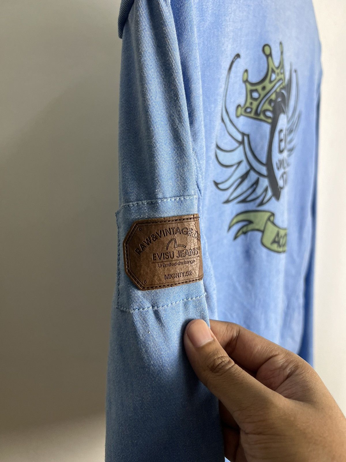 Evisu × Japanese Brand 2000s Evisu Jeans 'Unlimited Jeans Acolistic' Jackets Size US XL / EU 56 / 4 - 3 Thumbnail