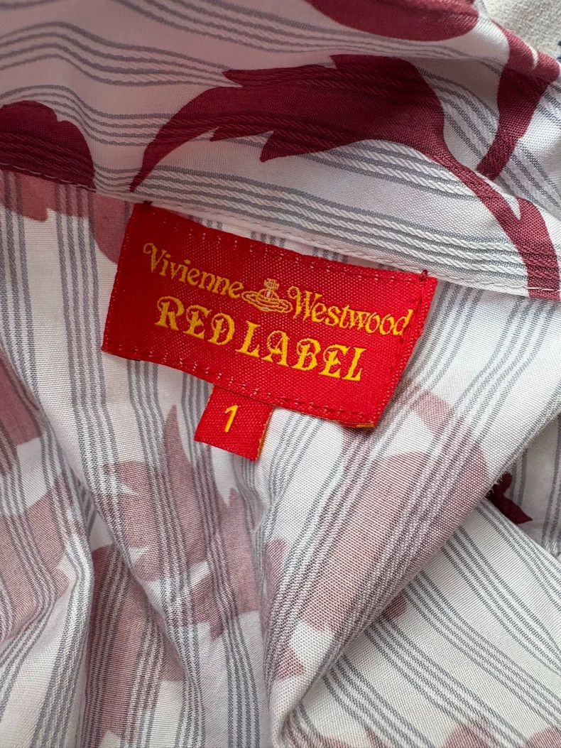 Vivienne Westwood Vivienne Westwood size1 Red floral bow tie shirt vest Size M / US 6-8 / IT 42-44 - 8 Thumbnail