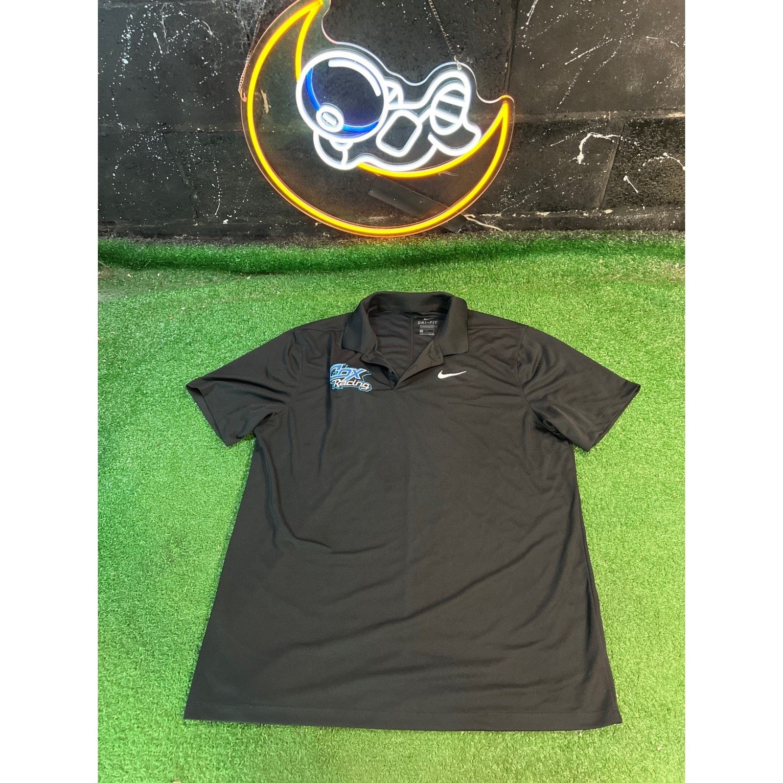 Nike Nike Dri-FIT Polo Shirt COX Racing Men's Black Golf Size L Size US L / EU 52-54 / 3 - 1 Thumbnail