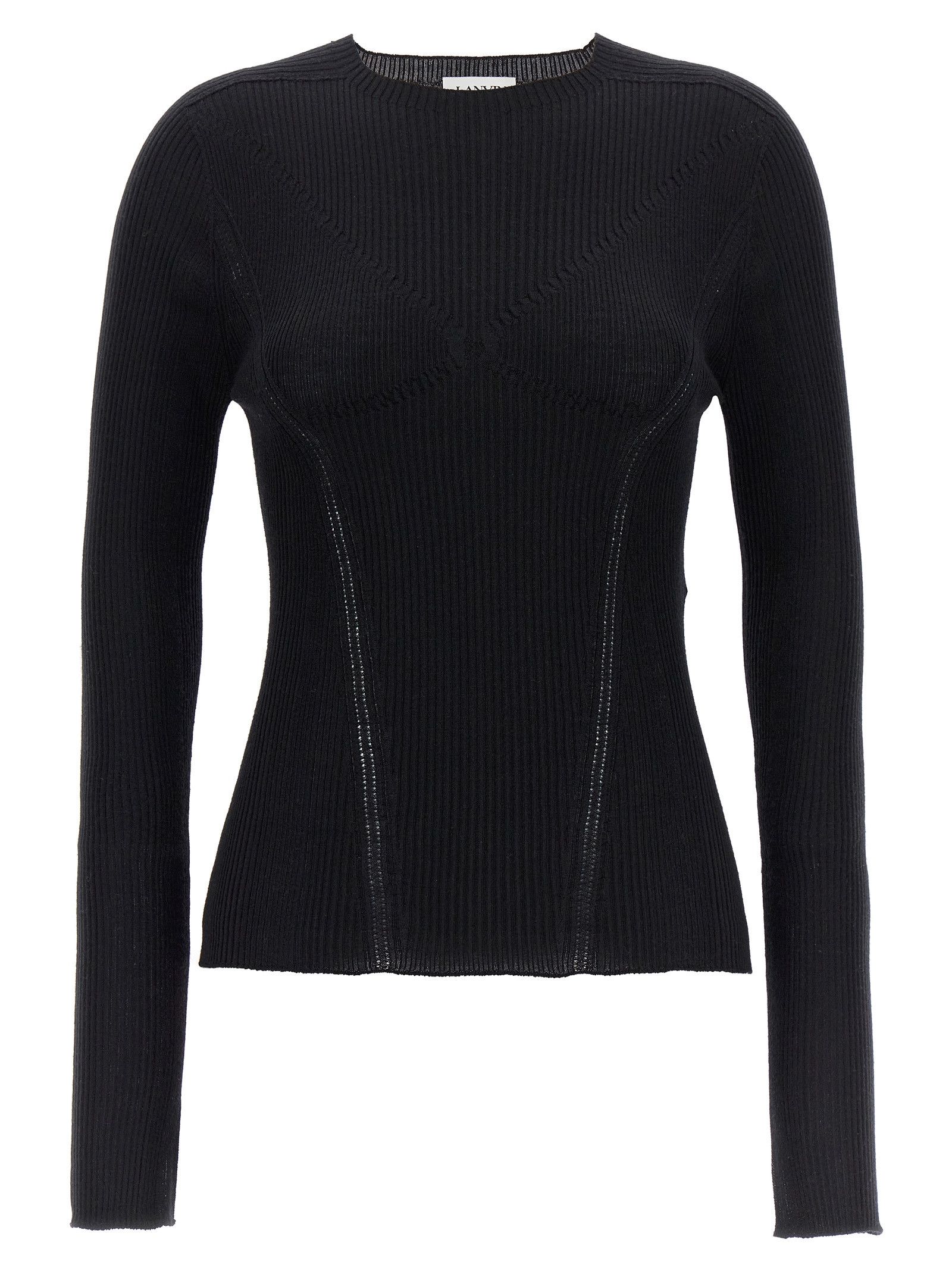 Lanvin Ribbed Sweater Size S / US 4 / IT 40 - 1 Thumbnail