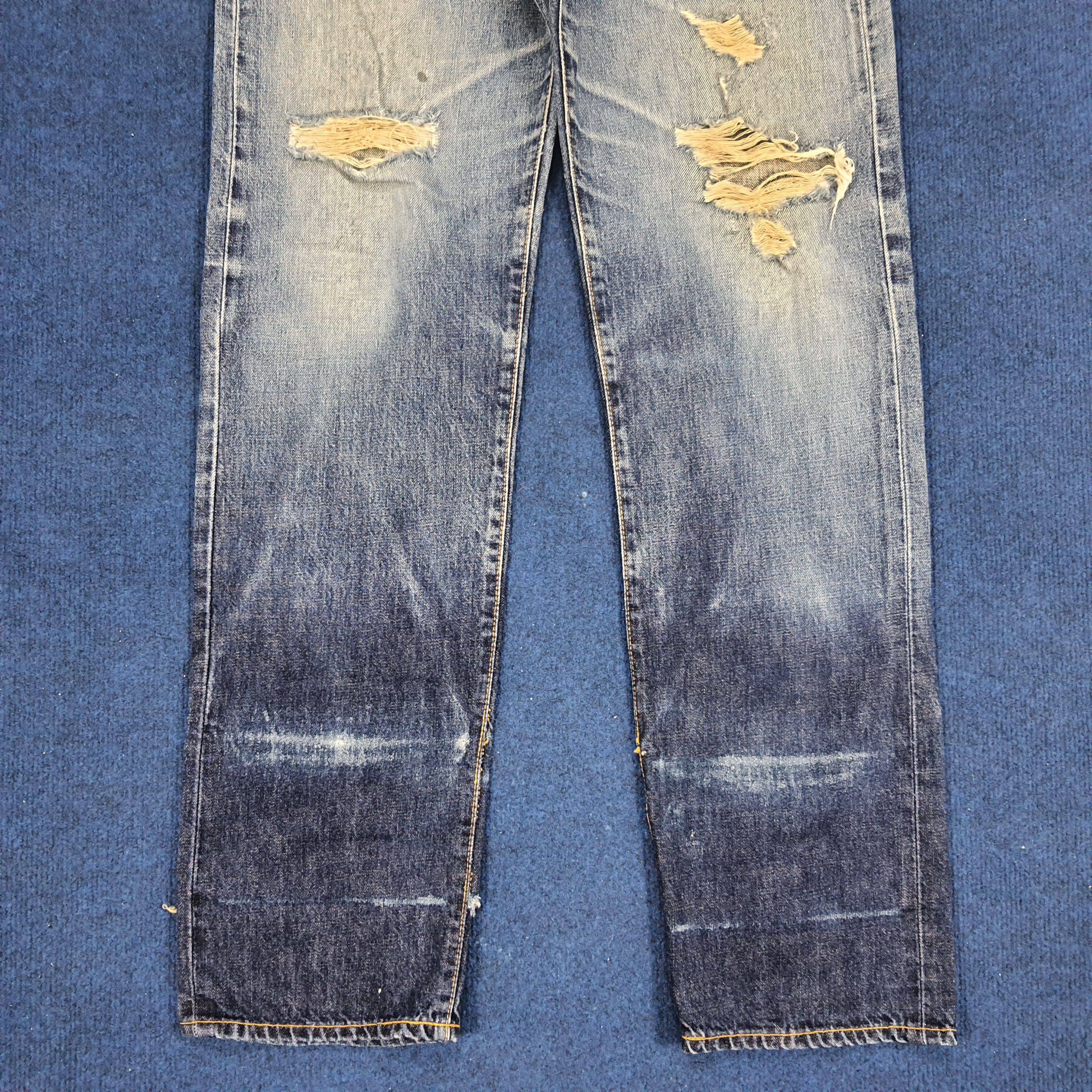 Evisu × Japanese Brand × Vintage Vintage Evisu Japanese Brand Custom Denim Jeans Size US 28 / EU 44 - 6 Thumbnail