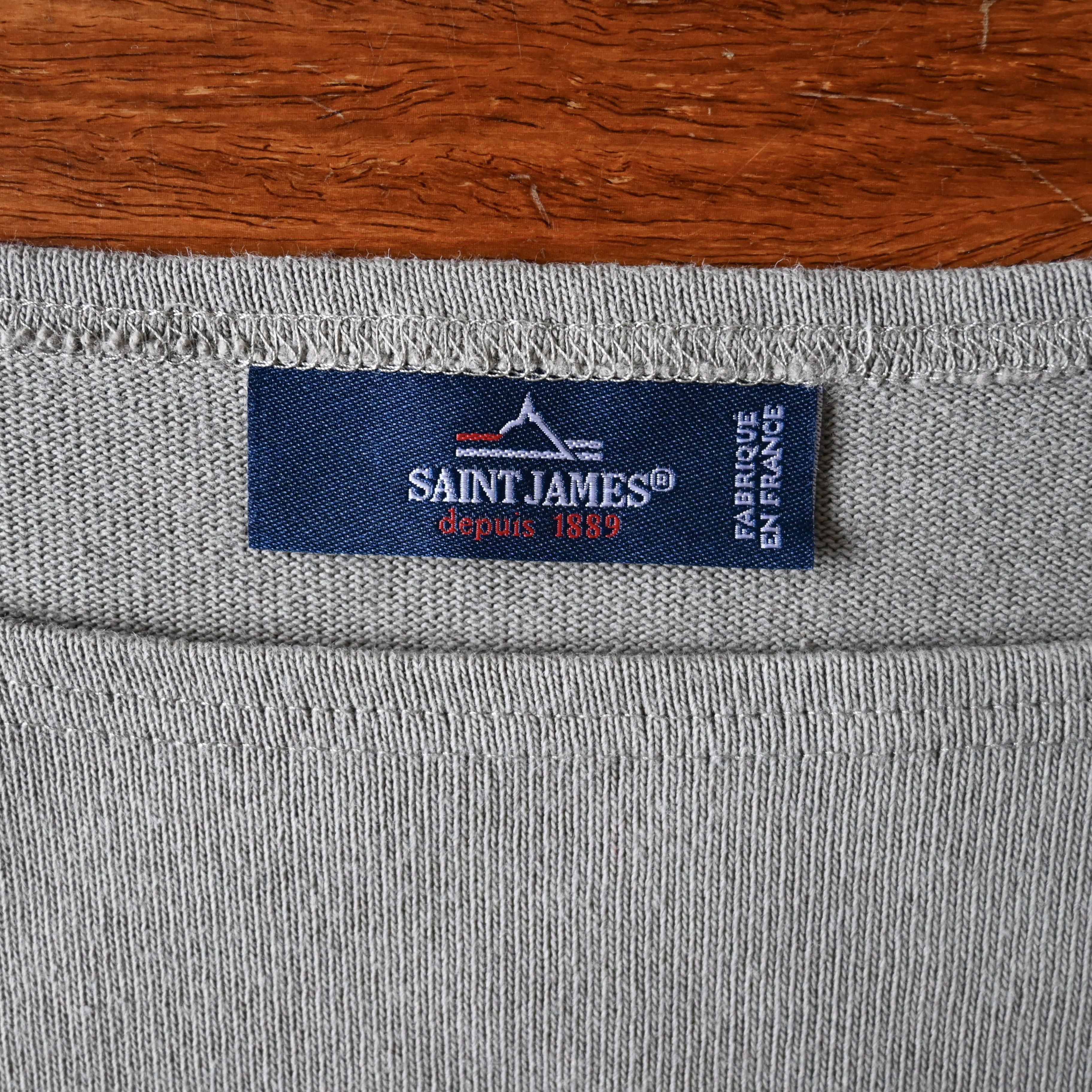 Saint James SAINT JAMES "OUESSON" heavyweight solid breton shirt, 4/M Size US M / EU 48-50 / 2 - 8 Thumbnail
