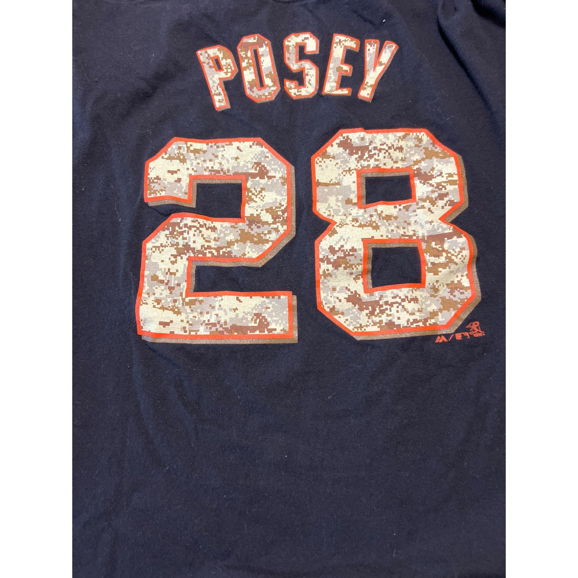 Majestic Majestic San Francisco Giants Posey #28 Digi Camo Lettering Size US XL / EU 56 / 4 - 3 Thumbnail