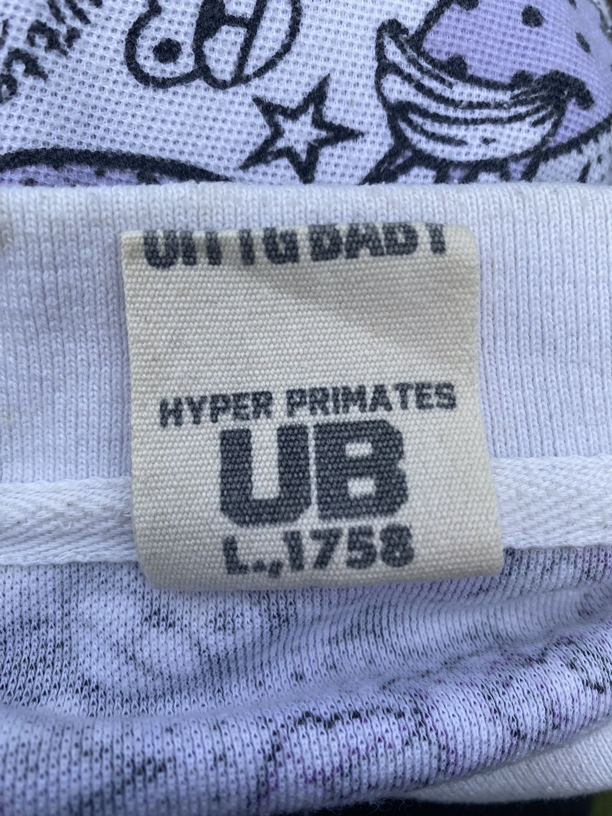 Japanese Brand RARE 💥 UITTG BABY Polo Shirt Full Print Logo size L Size US L / EU 52-54 / 3 - 10 Thumbnail