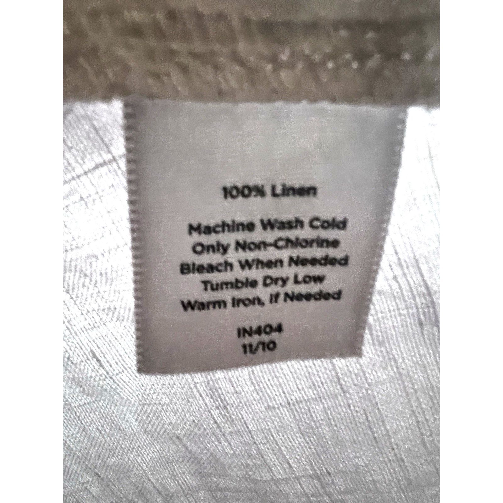 Vintage Talbots Petites White Linen Button Up Shirt Small 3/4 Sleeve Size S / US 4 / IT 40 - 7 Thumbnail