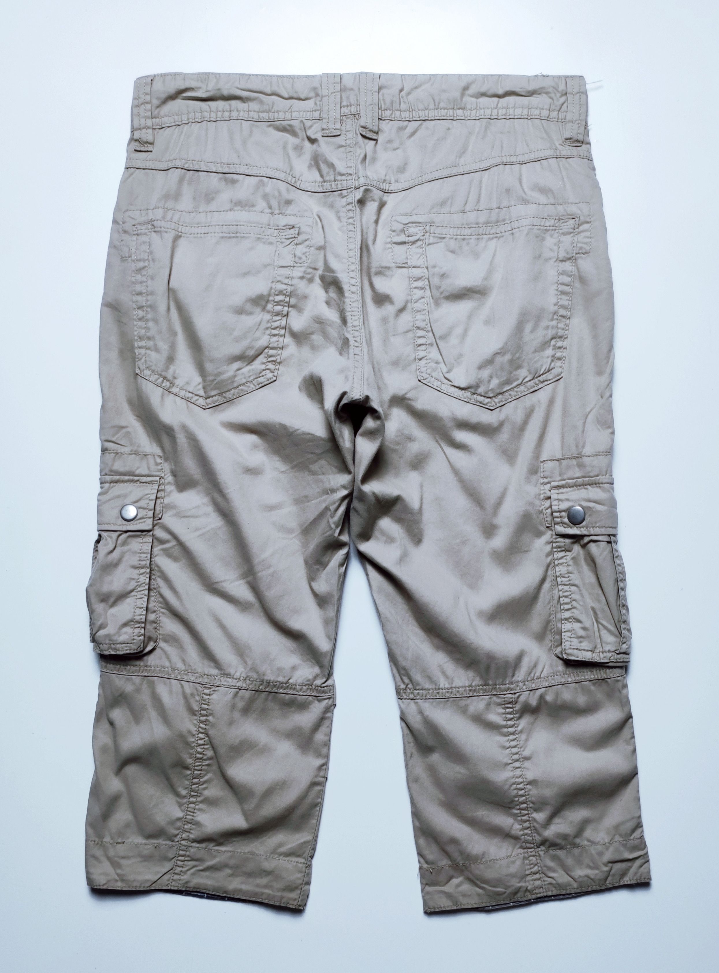 Japanese Brand Semantic Design Punk Inspired Multipocket Cargo 3/4 Pants Size US 31 - 3 Thumbnail