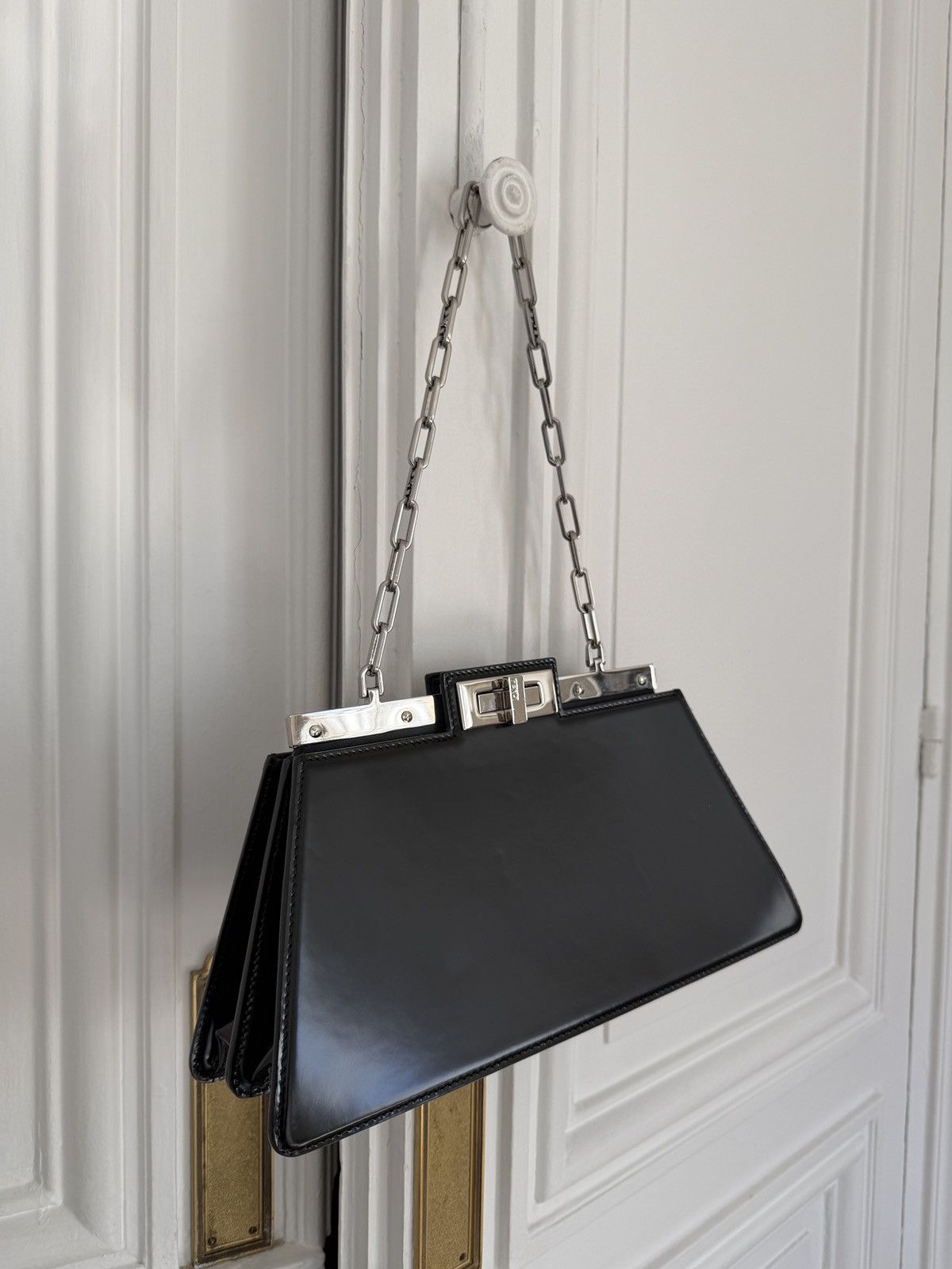 Fendi Peekaboo Cut leather handbag Size ONE SIZE - 2 Thumbnail