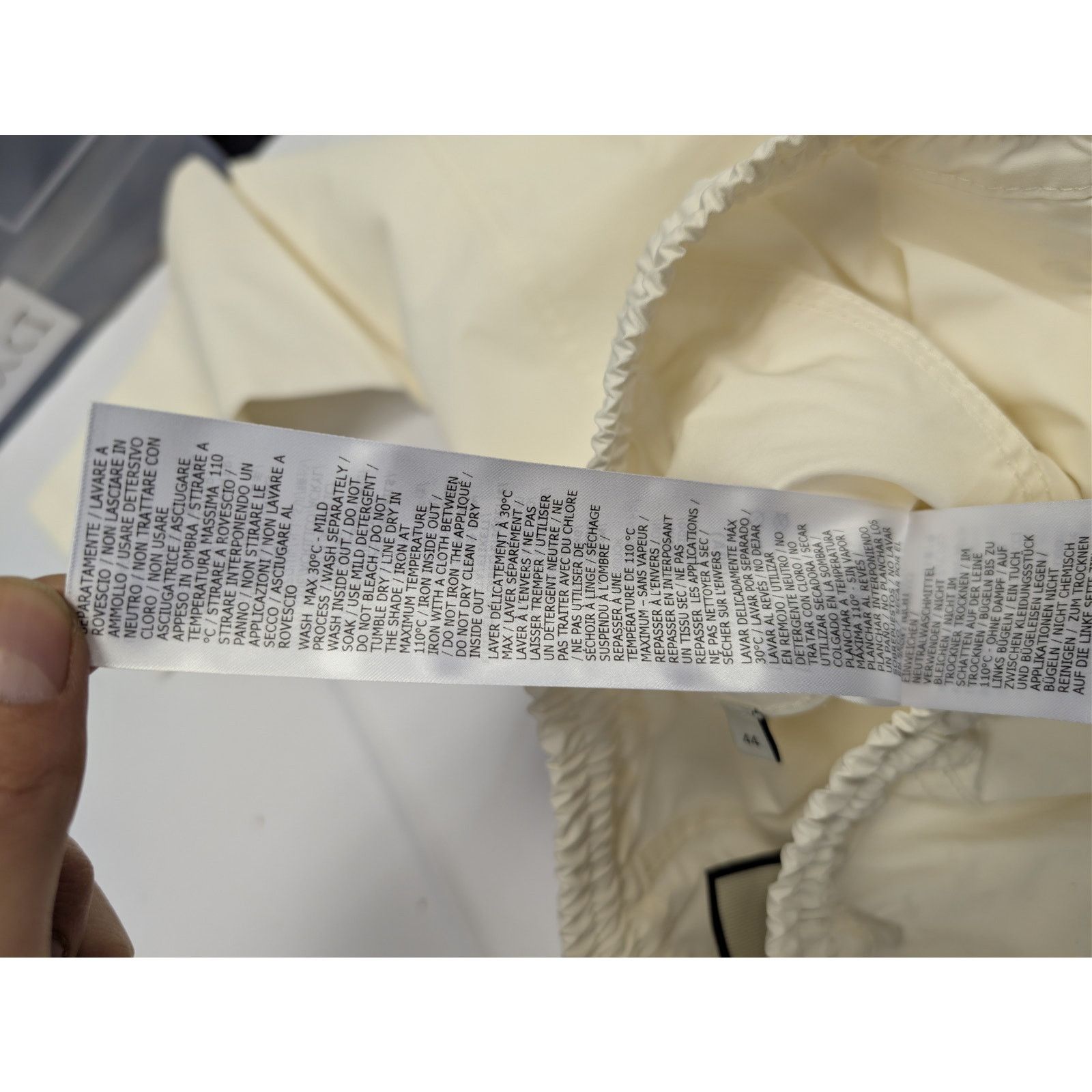 Gucci o1rshd1 Cotton Canvas W/Web Pants Trouser Sweatpants White Size US 44 / EU 60 - 18 Thumbnail