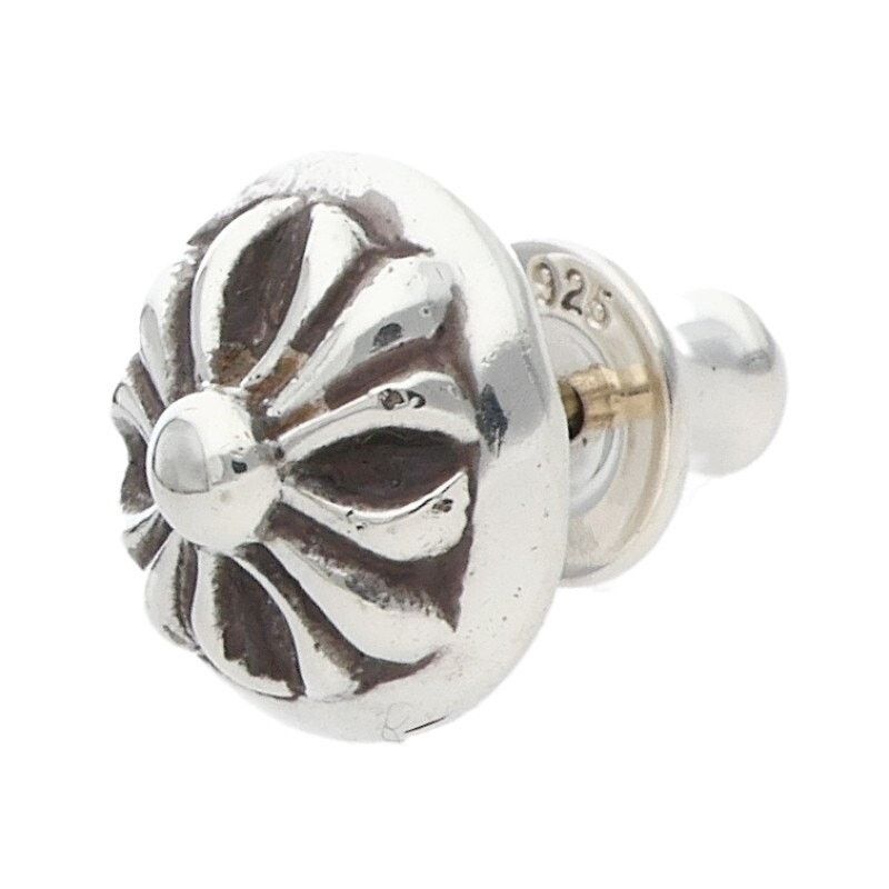 Chrome Hearts Chrome Hearts Silver Cross Ball Stud Earring Size ONE SIZE - 1 Thumbnail