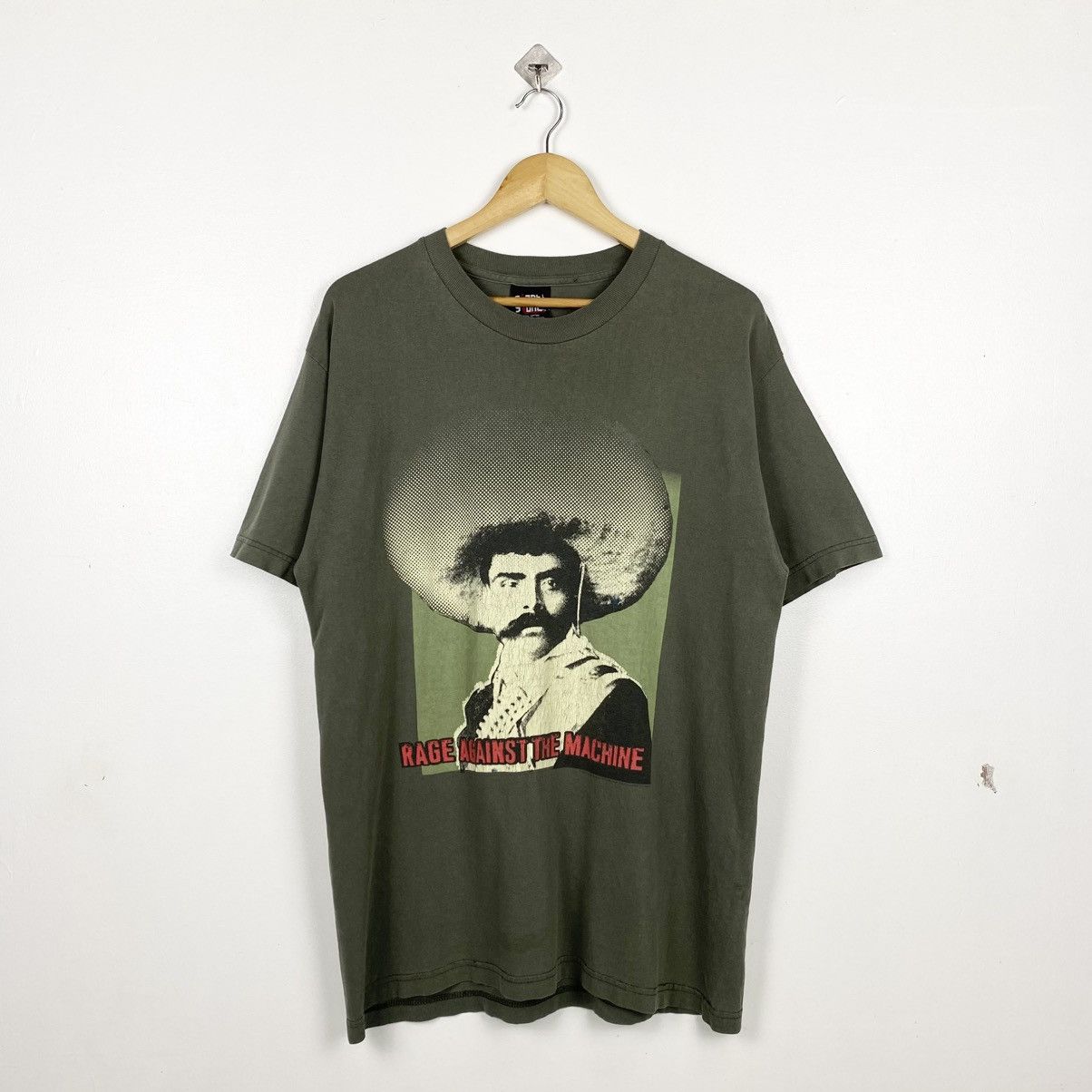 Band Tees × Rage Against The Machine × Vintage 90s Rage Against The Machine Band T-Shirt Size US L / EU 52-54 / 3 - 1 Thumbnail