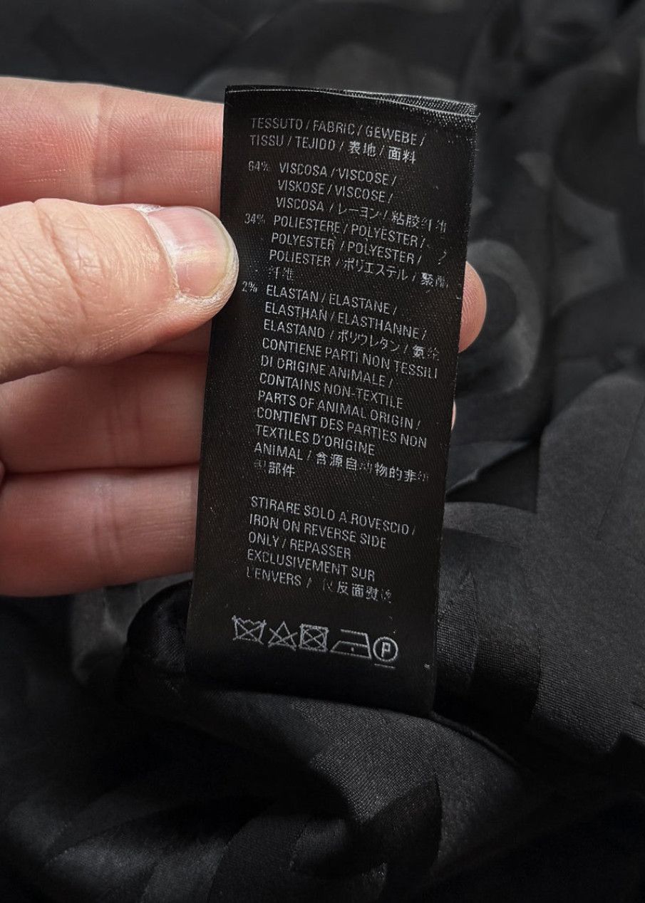 Balenciaga Balenciaga 2021 Black All-over Logo Wrap Shirt Dress Size XS / US 0-2 / IT 36-38 - 8 Thumbnail