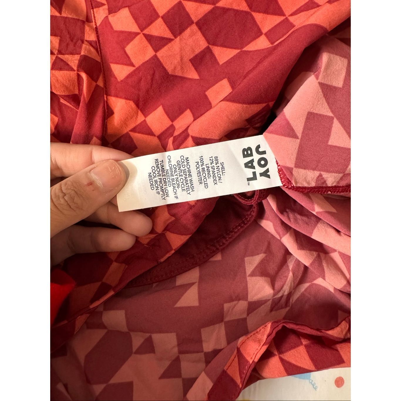 Other JoyLab Red Geometric Running Shorts Women’s XL High Waist Ac Size 38" / US 16 / IT 52 - 2 Thumbnail