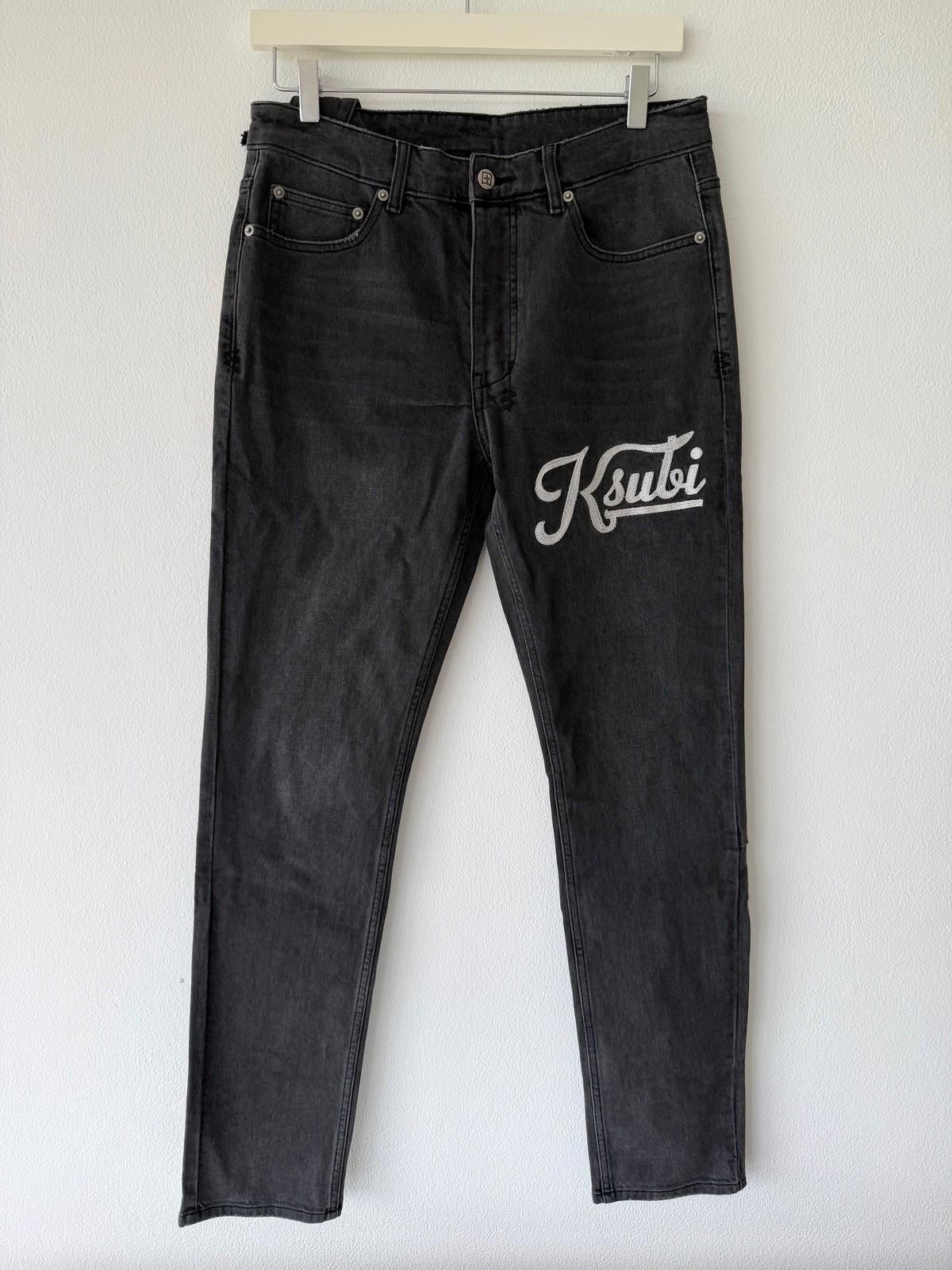Ksubi new Ksubi mens jeans chitch powder grey black outfield 32 Size US 32 / EU 48 - 1 Thumbnail