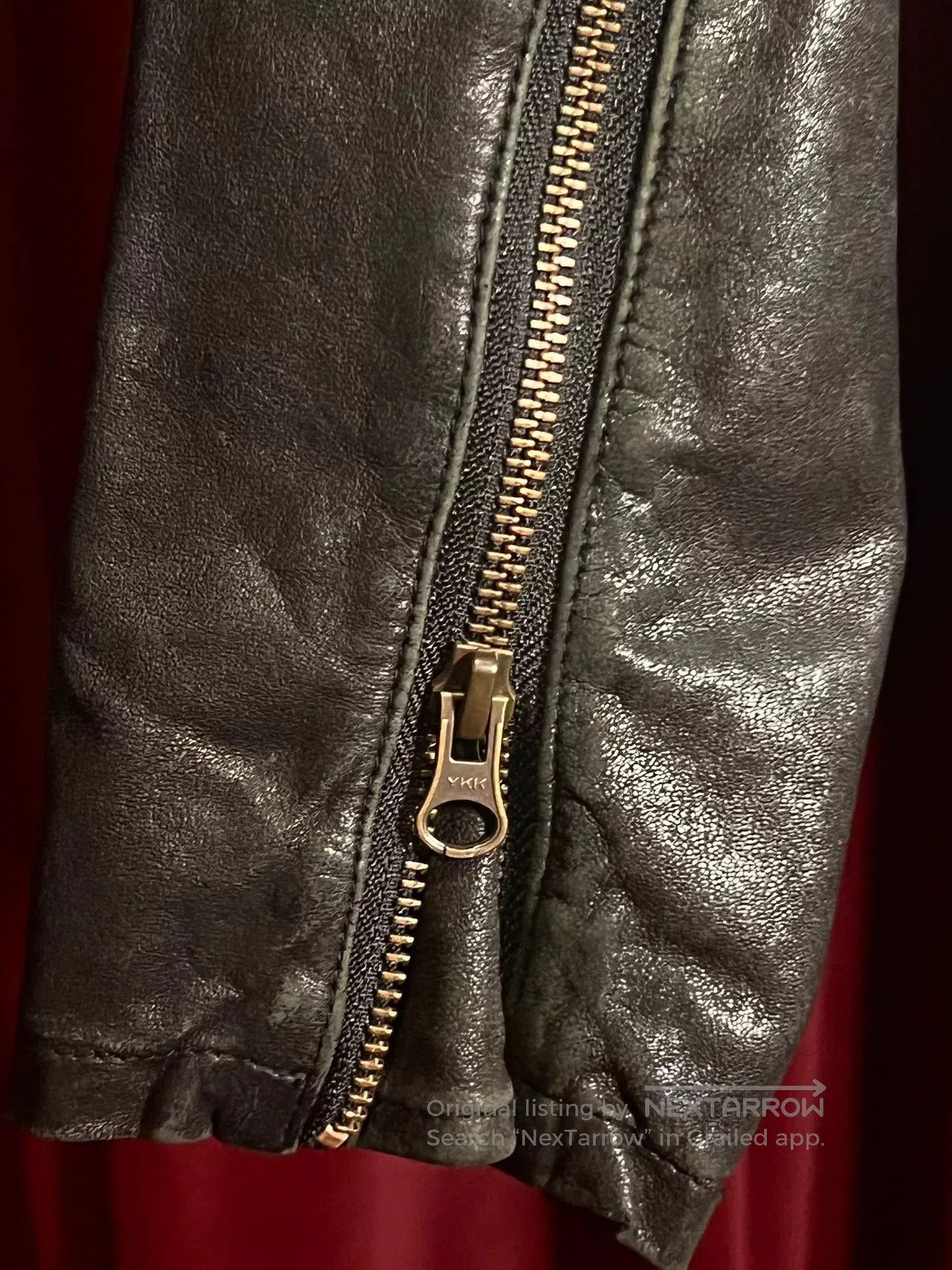 Japanese Brand Share Spirit Sheepskin Motorcycle Jacket. Size US M / EU 48-50 / 2 - 3 Thumbnail