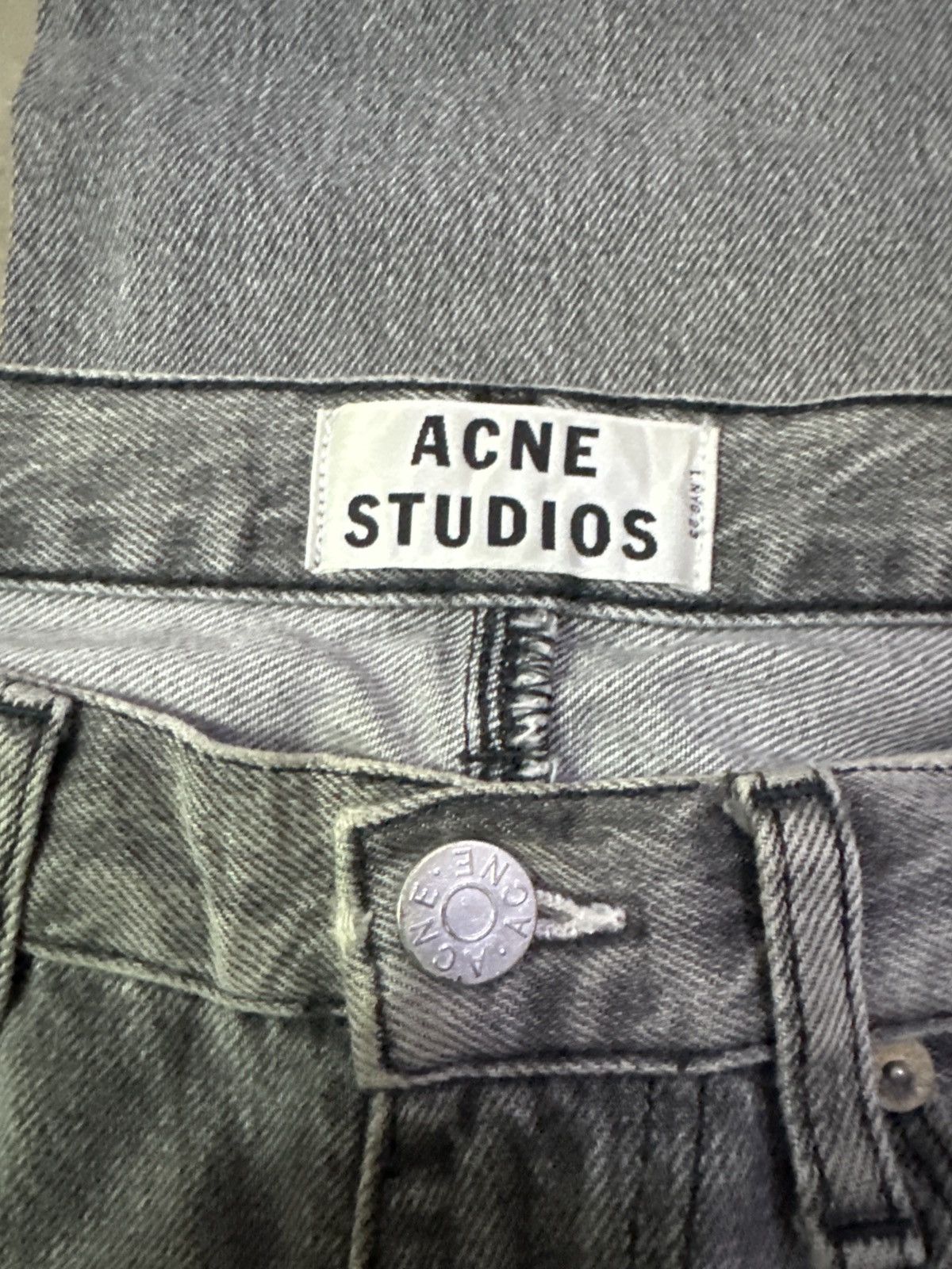 Acne Studios ANCE STUDIOS Max Vintage Grey Denim Pants Size US 31 - 11 Thumbnail