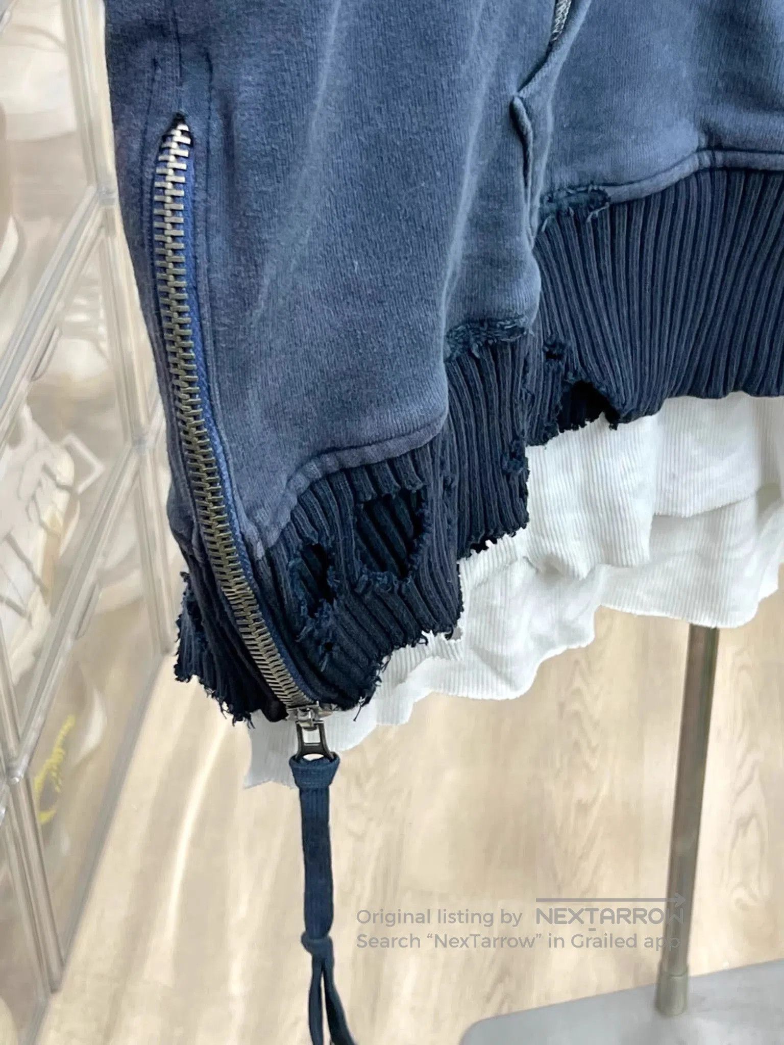Greg Lauren Blue Plaid Button. Size US XL / EU 56 / 4 - 4 Thumbnail