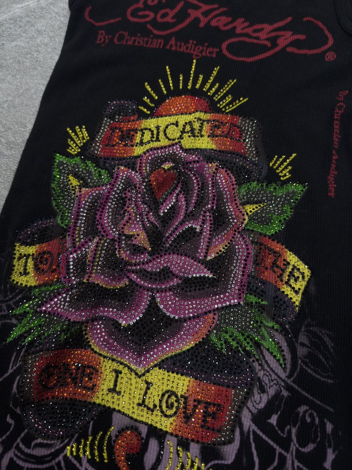 Ed Hardy Ed Hardy mini dress skull print front and back Size ONE SIZE - 3 Thumbnail